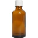 Braunglasflasche mit Verschluß und Tropfer für...