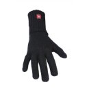 Alpaka Fingerhandschuhe gef&uuml;ttert S schwarz