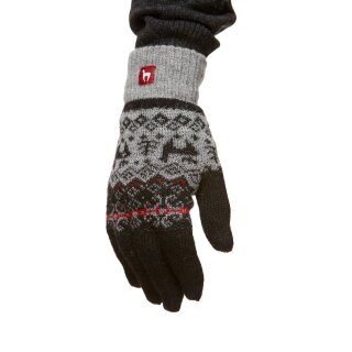 Alpaka Finger-Handschuhe ANDEN VIENTOS Alpaka gefüttert Damen Herren