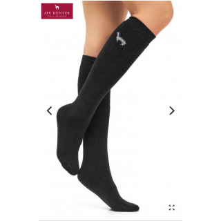 Alpaka Skisocken Damen Herren Stutzen Sport Knie-Strümpfe Jagd-Socke