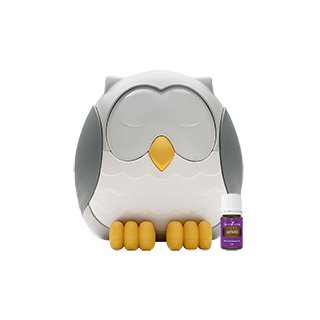 Owl Ultrasonic Diffuser + 5ml Lavendel