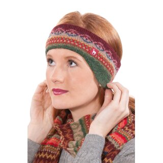 Stirnband LUNA Baby Alpaka Jacquard Strick