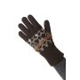 Alpaka wendbare Fingerhandschuhe NATURA  naturbelassen &Ouml;ko L natur-dunkelbraun