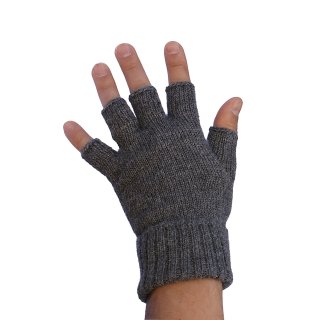 Alpaka Handschuhe Halbfinger