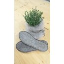 Alpaka Filzschuheinlagen-Schuheinlage mit Thymian