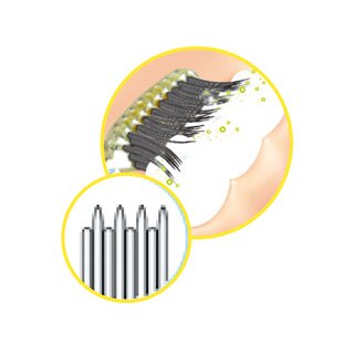 Zahnbürste Novacare SILBER-nano-b Silber - Blau