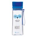 Trinkflasche 0,35 L Blau Eule