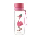 Trinkflasche mit Sieb 0,35 L Flamingo