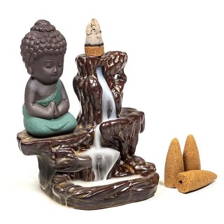 Rückfluss Wasserfall Brenner Kleiner Buddha