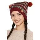 Alpaka Mütze Bella mit Bommel