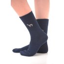 Alpaka Business Socken 36-38 blau