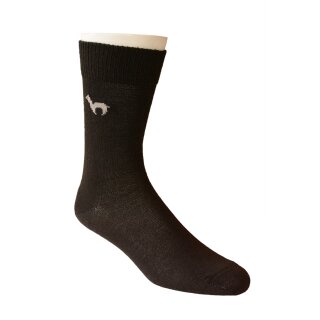 Alpaka Business Socken 39-41 schwarz